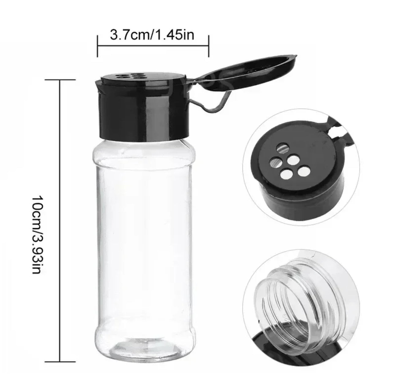 Selbstklebender Gewürzregal mit 6 Gläser