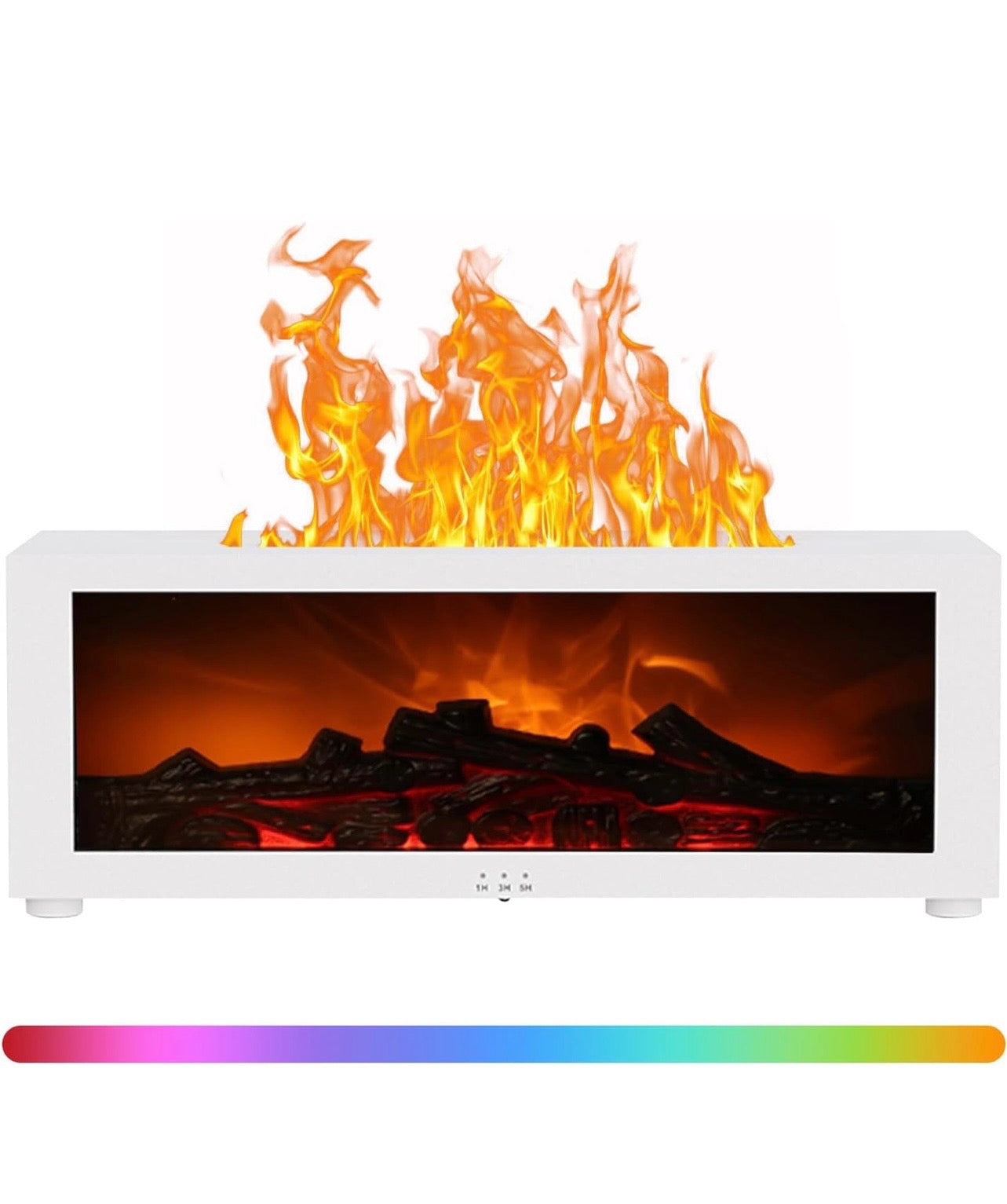 Aroma Diffuser mit Flammeneffekt und LED-Beleuchtung