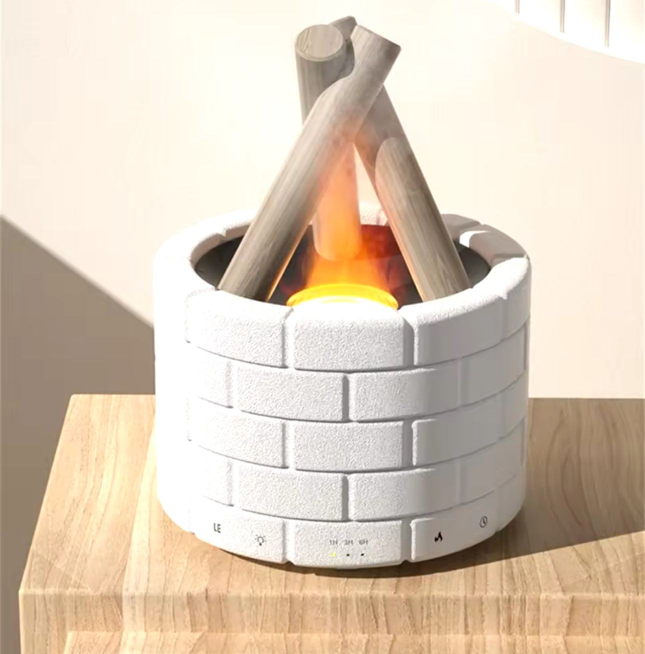 Lagerfeuer geformter Diffuser mit Fernbedienung | 18Std Duft