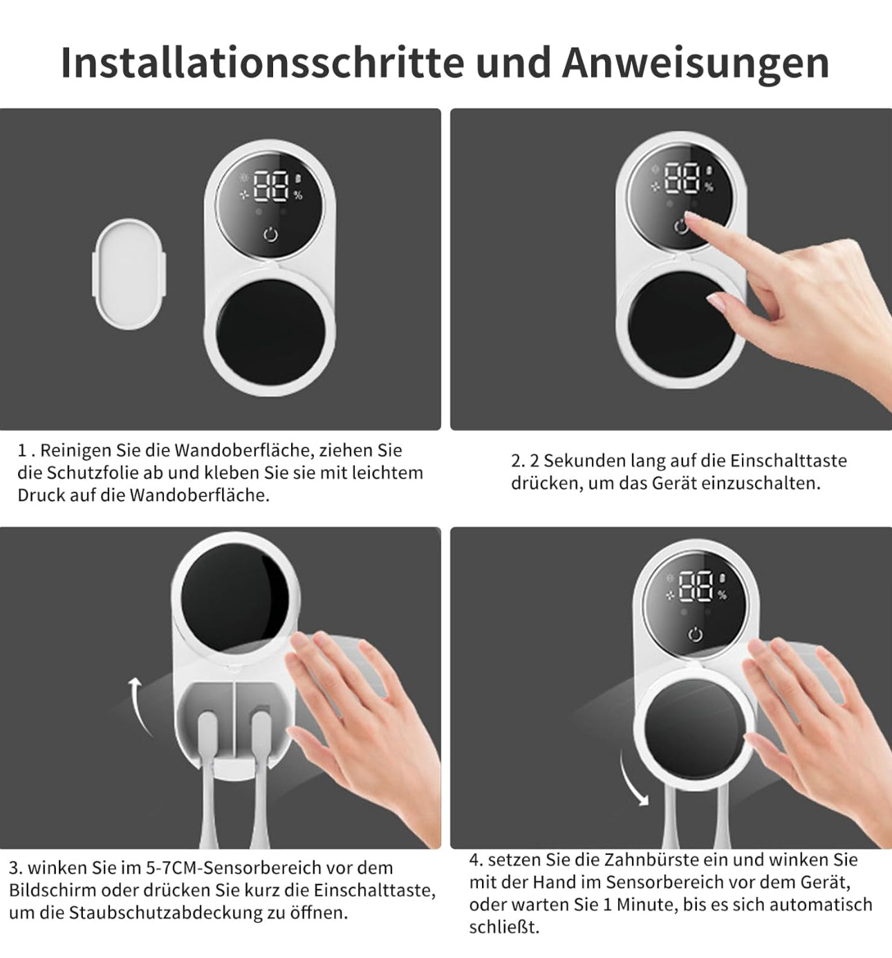 UV-Elektrischer Zahnbürsten Sterilisator