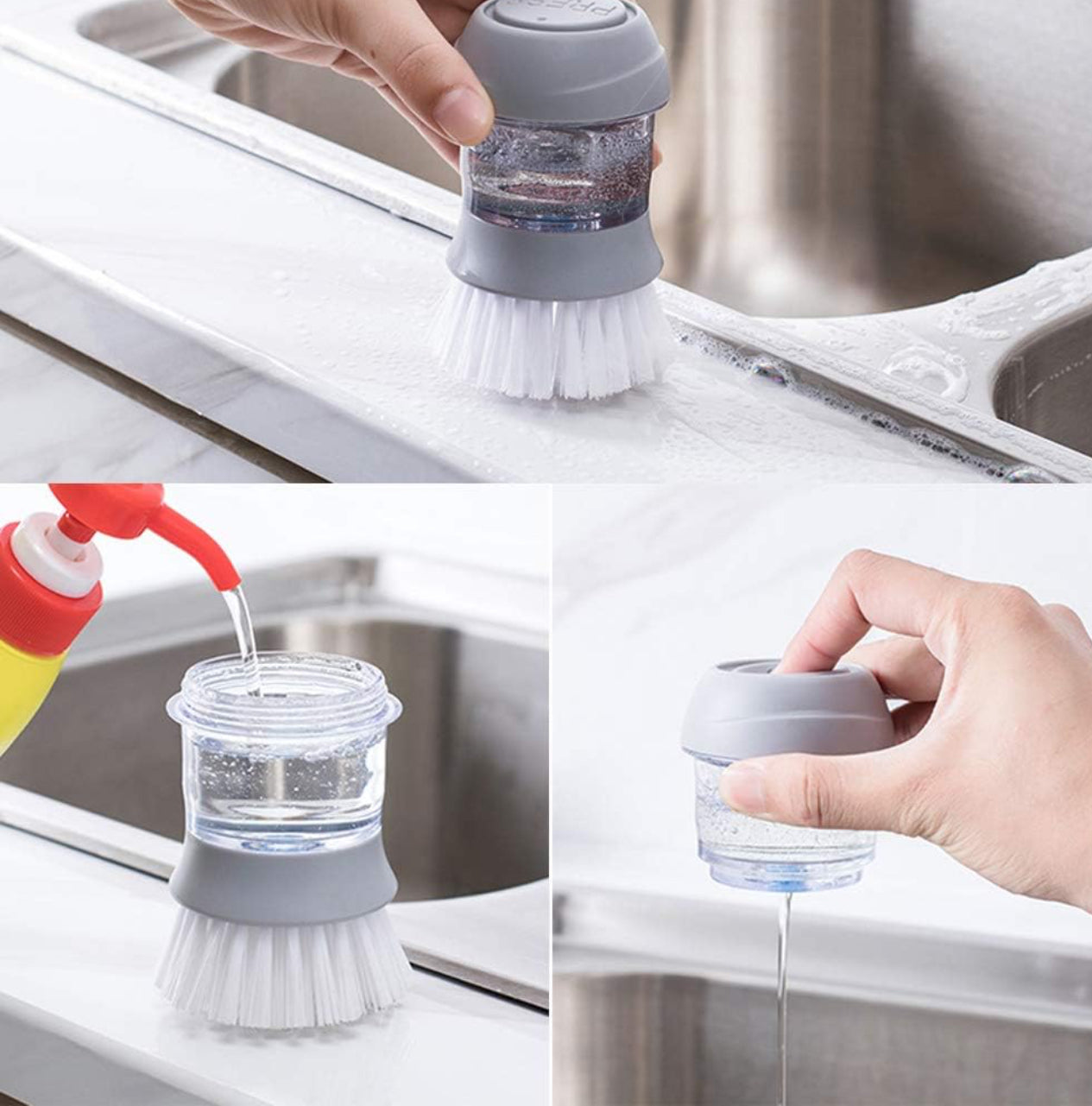 Spülbürste mit Spülmittelspender