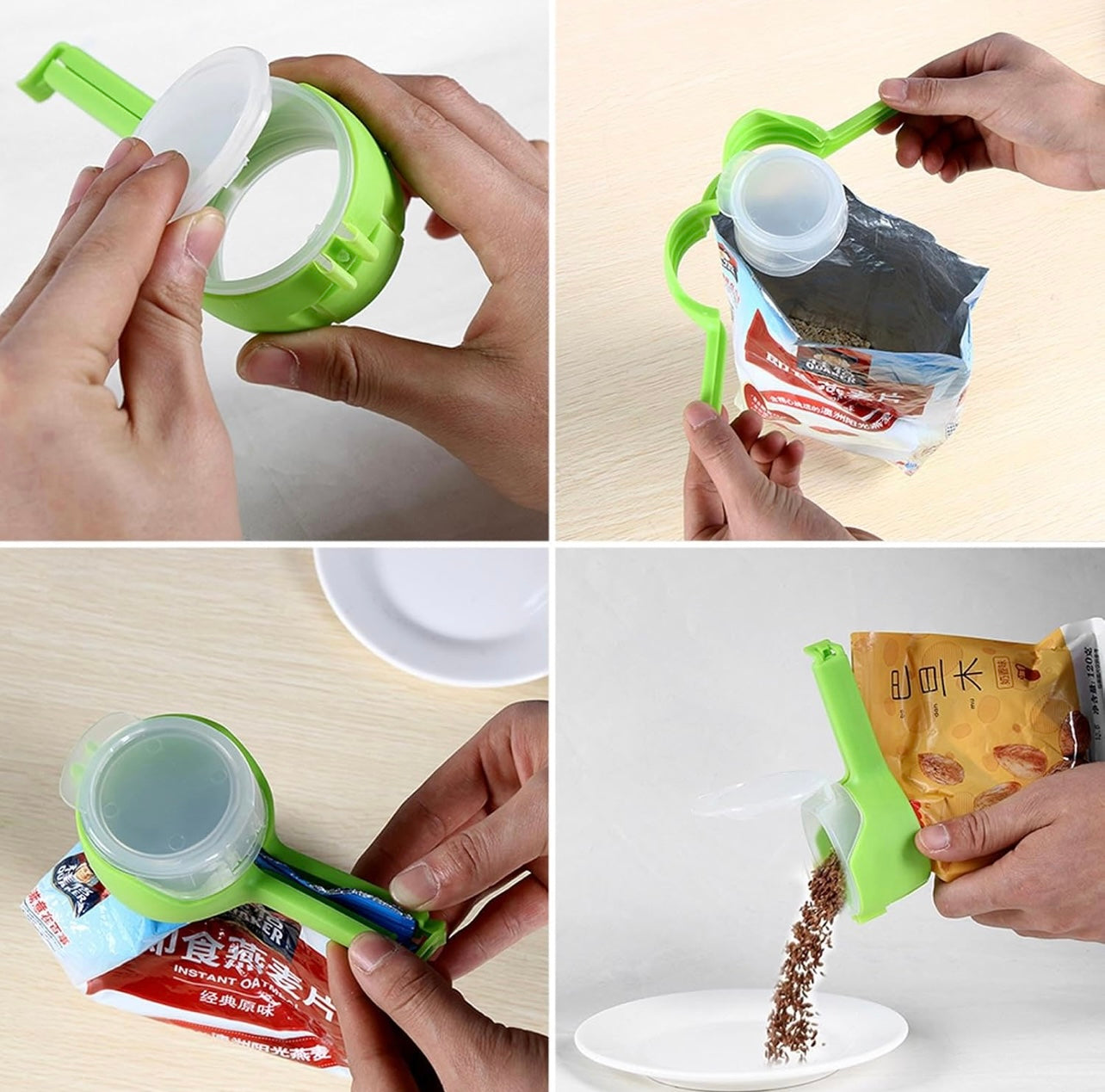 Verschlussclips mit Spender