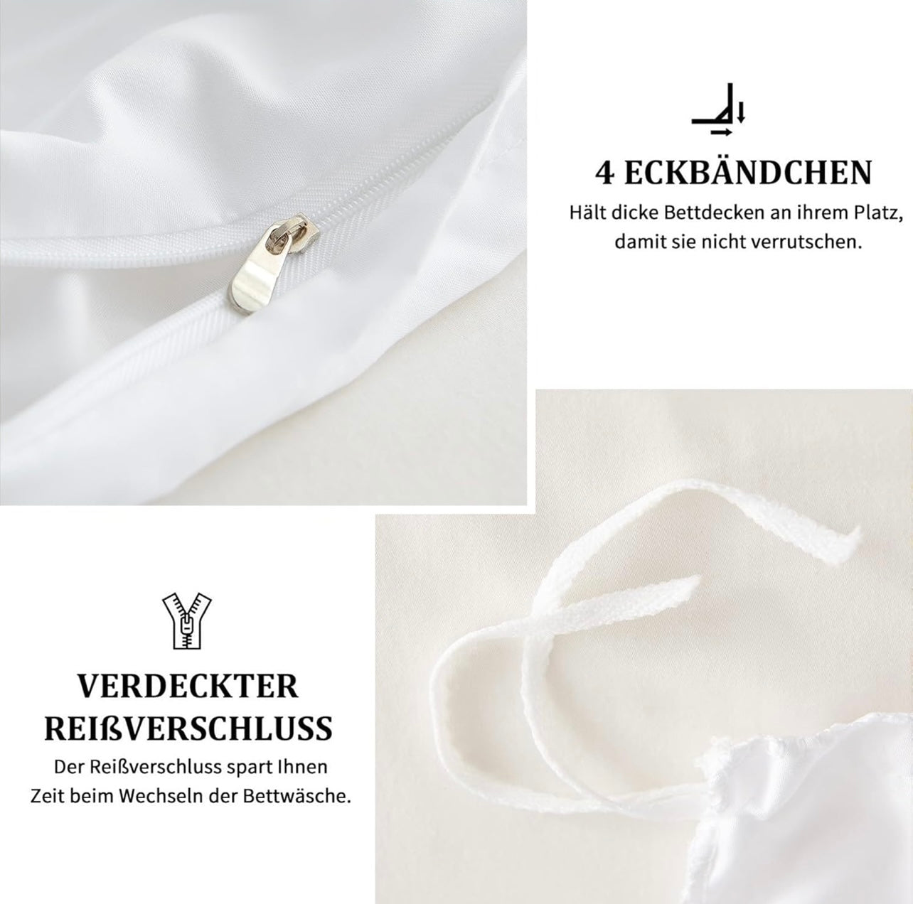 Bettbezug-Set, 3-tlg.